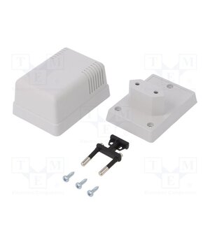 KM-47N/GY Enclosure: for power supplies; X: 52mm; Y: 70mm; Z: 47mm; ABS; grey bt2AShVUXRw4eGLibJipQah-jmf_vMNluK1jraWOJ-E