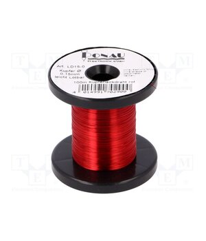 LD15-0 Silver plated copper wires; 0.15mm; red; Cu,silver plated; 100m Mh-HSEp2_r8fzX7Y1qhmSo_RJDp8SOhY-k-nDUZ6jPI