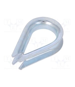 KU10 Thimble for rope; steel; for rope; Ørope: 10mm; zinc; DIN 6899B BTubJ2SfJ8mvINQ0O6HLsW_4jFPUkNLyWt97nLMQnxc