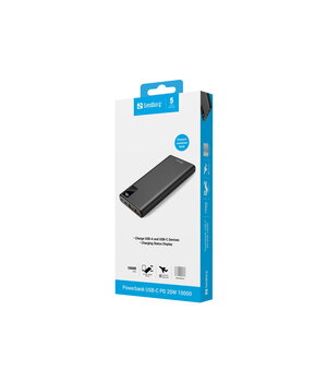 AUTONOMISKS portatīvais akumulators Power Bank SANDBERG USB-C, 10 Ah BAP10SAN+1.jpg
