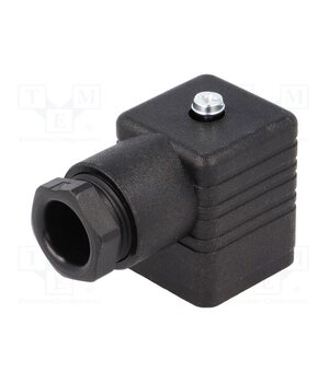 932109100 GDM 3011 J SCHWARZ Connector: valve connector; plug; form A; 18mm; female; PIN: 4; 16A rWeKqQOHhZEKvtEZ43oB9prSR8SeFCI5GM__G6VX7eo