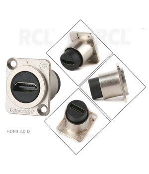 HDMI D tipa ligzda, metāla, paneļa montāža

 CLI8001.jpg