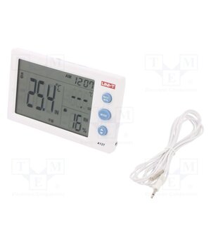 UTA12T Thermo-hygrometer; LCD; -10÷50°C; 0÷99%RH; Accur: ±1°C; 0.1°C; 1%RH ewMKn9UGhlJoWn1SFtapsH1Et8iv76MJsQTdThUsZj8