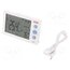UTA12T Thermo-hygrometer; LCD; -10÷50°C; 0÷99%RH; Accur: ±1°C; 0.1°C; 1%RH ewMKn9UGhlJoWn1SFtapsH1Et8iv76MJsQTdThUsZj8