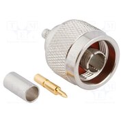 082-5375-RFX Connector: N; plug; male; straight; 50Ω; crimped; for cable; PTFE We90UeCtfd4rhCg_nVtz3MeTuFUfW09Goh72-Jx145Q