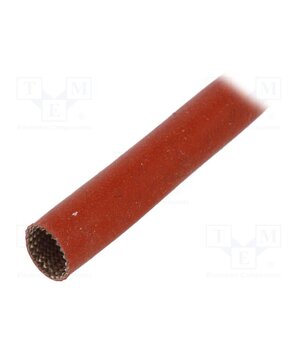SCS4KV 8.0 RB 10 Insulating tube; fiberglass; brick red; -60÷250°C; Øint: 8mm 5VhzXmiNSeY5HKrlHnriZmK2WzocuKKbsiP1d_whJn8