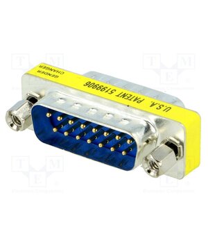 2401-0100-02 Transition: adapter; D-Sub 15pin male,both sides Pvlu4jwk3LEb49jlbEXJak9wZQjR9m84Xys_Y5RaPDo