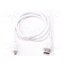 MICRO-HDMI/M TO HDMI-A/M CABLE 1M, WHITE Accessories: connection cable; white; 1m Qo3uKrJmBLhvBBkCNsKCnSWTanvJU7vJ_bcP6Puj5eQ