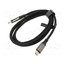 CTKBAV Cable; USB 2.0; USB C plug,both sides; nickel plated; 1.2m; black uc2dtT55Iw49WWQ8ZChG9PK_IgKZrquW0LyzjHu8VNw