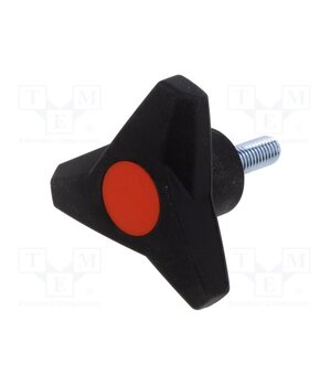 VB.839/63 P-M8X25-SOFT-C6 Knob; Ø: 63mm; Ext.thread: M8; 25mm; H: 30.5mm; technopolymer PA 2G0e52hb4tiHQGjKEOKcPzWSCktFtdBiTvPxVEOHDLw