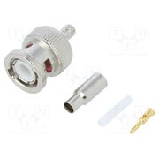 031-315-RFX Connector: BNC; plug; male; straight; 50Ω; crimped; for cable; POM gWAKu2DiPseOo-KjAi-3uzvygTHoWigAlecIEIeqvLQ