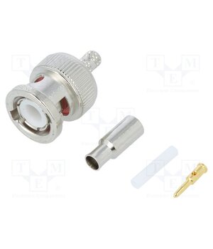 031-315-RFX Connector: BNC; plug; male; straight; 50Ω; crimped; for cable; POM gWAKu2DiPseOo-KjAi-3uzvygTHoWigAlecIEIeqvLQ