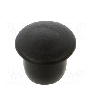 10060599 Stopper; H: 8mm; push-in; Flange dia: 12mm; black; 054085222003 H61GT3P_0fzCX6mgF6sMlVPQDaCunQ-e2VnFhXmAKPc