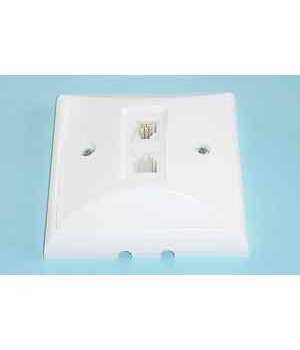 Tālruņa ligzda 2x6P4C, balta

 BCRO135.jpg