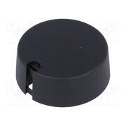 A1040069 Knob; with pointer; plastic; Øshaft: 6mm; Ø40x16mm; black; A10 k0lsibP55jCrhYoHgdvDIB5xeQzyQrg7LFcPBf1N3Ls