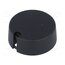 A1040069 Knob; with pointer; plastic; Øshaft: 6mm; Ø40x16mm; black; A10 k0lsibP55jCrhYoHgdvDIB5xeQzyQrg7LFcPBf1N3Ls