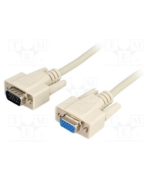 C-15GW/3 Cable; D-Sub 15pin HD socket,D-Sub 15pin HD plug; 3m; 28AWG imS34QjC8PbQErAZpeUdrGzjBKVmxb3MwqcMCQ3BWPg
