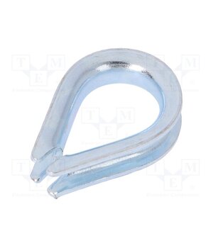 KU.4 Thimble for rope; steel; for rope; Ørope: 4mm; zinc; DIN 6899B Y-RIJS-_M8QwEsvsJpD0BYWeNxCnWB9OqxRSA1e-dFo