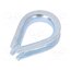 KU.4 Thimble for rope; steel; for rope; Ørope: 4mm; zinc; DIN 6899B Y-RIJS-_M8QwEsvsJpD0BYWeNxCnWB9OqxRSA1e-dFo