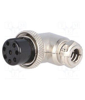 MIC358 Connector: microphone; plug; female; PIN: 8; for cable; angled 90° 9i1_hRMT_PpQ6HeXeHtdYDCzki_e7R9BdYmppAAuirk