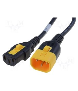 6051.2027 Cable; 3x0.75mm2; IEC C13 female,IEC C14 male; PVC; 1.2m; black 0wkjTmGmcRzJ_RXA3SPySYhtPj_yLftiapjjJ94Qk4o