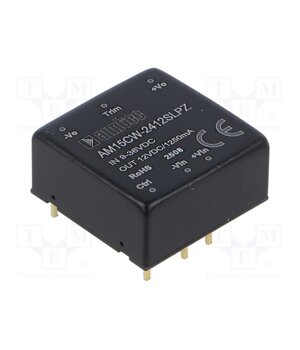 AM15CW-2412SLPZ Converter: DC/DC; 15W; Uin: 9÷36VDC; Uout: 12VDC; Iin: 694mA; THT D561K5hXZf4Ghf_jCkGxKI9rBvyYVE__AXSDzkyT6_I