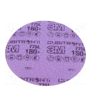 775L P180 150MM CUBITRON II Sanding plate; 150mm; Granularity: 180; with holes; Mounting: bur xS-sCZXOelXXRawMBslv_Rgp2TXtxGY9kZpUs30RQT0