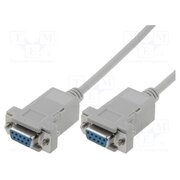 AK-610100-030-E Cable; D-Sub 9pin socket,both sides; 3m; grey v9ifwPNGMh8GgIOBfR4B_VrvkZuC1uNxRIe3donS8O4