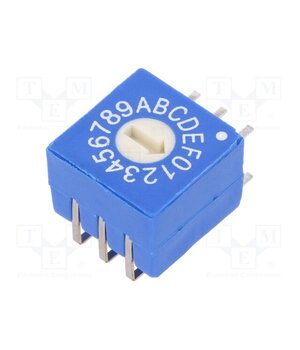 ERD116RFZ Encoding switch; HEX/BCD; Pos: 16; THT; Rcont max: 100mΩ; 5Ncm; tube y9DNfPzUhoZVFBvigajiXa_6RPy2m2LXNIbI9_3CYYs