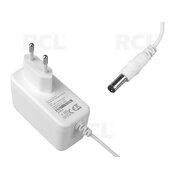 BAROJUMU AVOTS ~230V Uis=12V 1A, 2,5/5,5 mm, balts

 AMK1210B.jpg