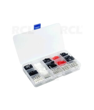 Savienotāju komplekts JST/MX2.0/SM/Dupont, 2...2,54 mm, 2-3 kontakti, 140 gab.

 CJR008D.jpg