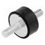 DVA.1-30-15-M8-20-55 Vibration damper; M8; Ø: 30mm; rubber; L: 15mm; Thread len: 20mm XAPfa7kAwnrr7KAzvj-jXrfcgjTkDsR-owh1IdSVYXU