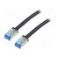 CQ7063S Patch cord; RJ45 plug,both sides; S/FTP; 6a; stranded; Cu; 3m; PE oKTOZkNb-p6rG2m759e2x_zw0WNNXIz2p1WCImpm5m8