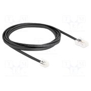 88036 Cable: telephone; RJ11 plug,RJ45 plug; 2m; black; Insulation: PVC X2IhF2pRvK0_xyJ5VVZdzw_dVFjI3l8X5Vgciz8i3Ro