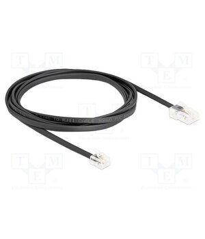 88036 Cable: telephone; RJ11 plug,RJ45 plug; 2m; black; Insulation: PVC X2IhF2pRvK0_xyJ5VVZdzw_dVFjI3l8X5Vgciz8i3Ro