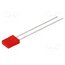 L-113SURDTK LED; red; rectangular; 5x2mm; 80÷150mcd; 140°; Front: flat; 20mA bayrYZ89b7CkuviI_XEddAOMZQBYNXcyacxT8lSO608