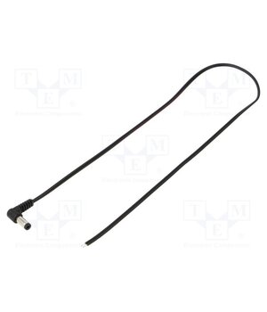 A21-TT-T035-050BK Cable; 2x0.35mm2; wires,DC 5,5/2,1 plug; angled; black; 0.5m H3OaefBopJhaFjfRCdir1BWpfBWgpsb8YSk_NYquWYY