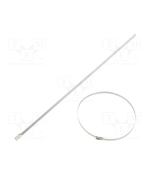 BMS3045 Cable tie; L: 300mm; W: 4.6mm; stainless steel AISI 304; 890N L_rxKArfxRJ8CaVEBLH8iF74uD2Uur20MSgsJWTBIIQ