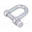 SK22 Dee shackle; steel; for rope; zinc; 22mm h4Kb3xCLxOXBBIfdByCRAhaF8NGKvQ1UXTFXd5jyJ5Y