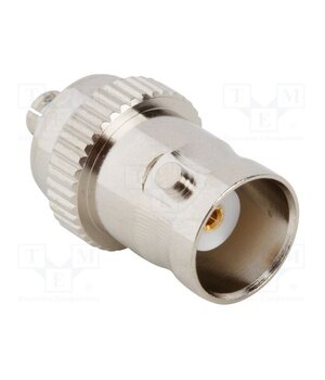 242204 Adapter; BNC female,MCX male; Insulation: PTFE; 50Ω; brass; 4GHz lqo08ESfzJpfrosd7JT2YKa4JTE9sg_7KSkee4lHI6U