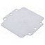 9511150 Mounting plate; steel; W: 107mm; L: 110mm; Thk: 1.5mm; Plating: zinc HIay1s_FGBqbM42vct-QgKvc2a0qPVOSCAI4z8FynEc