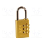 K11030D Padlock; shackle,combination code; brass; A: 30mm; B: 25mm; C: 5mm Dmi1crX7KsdOPy9hSiQm2clnX9iizEIKUpCaWYUiIM8