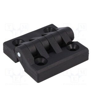 3.545.002-07 Hinge; Width: 65.2mm; polyamide; black; H: 64mm; Holes no: 4 iJVE2ANtkEkP_M6p6GbN6Wcykif0CxBwPYcS1GxumcU