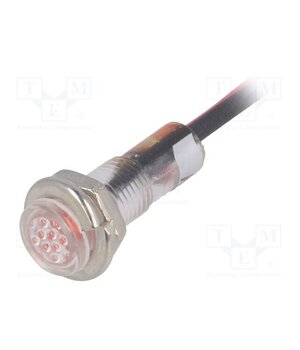 R9-79L-11-12RED Indicator: LED; flat; red; 12VDC; Ø5.2mm; IP40; cables; 100mm 5vemTDwUYxmlZeEUOn0w4SdSsq0ZXXP_vpX0fU7pU44