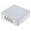 PP042W-S Enclosure: for alarms; X: 71mm; Y: 71mm; Z: 27mm; ABS; white; SENSES KONBpYFv5xn9GC07zSOrZh9DYBWBXaCse-7txuXAUEU