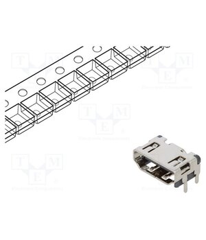 10029449-111RLF Connector: HDMI; socket; PIN: 19; gold flash; angled 90°; SMT vqrlz9A-B3rwgBo2PvbmxVxJtrHJsuvqupkvc7NKxmA