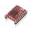 MP6500 STEPPER MOTOR DRIVER CARRIER Stepper motor controller; MP6500; 1.5A; Uin mot: 4.5÷35V; red YAlREBJmKkcajQRoozTyCVgAdySlIXuFZrP2J8Rb6yM