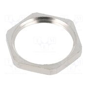 166-50112 Nut; PG13,5; brass; Thread: PG; Plating: nickel; -100÷300°C CMC3BZpRiQUu8nZOgfEnit0nD5Pl8FOV_CioUDT1vI0