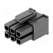170001-0106 Connector: wire-wire/PCB; plug; female; PIN: 6; Mega-Fit; straight XG14gFOAzgbJaQW2yoJJOJsZoQ5XuKhMgthlqdhGCa8