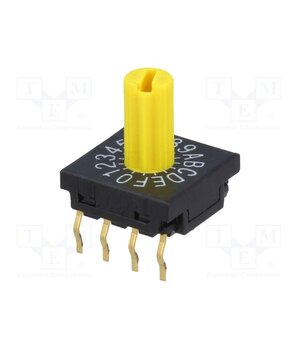 FR01KC16P-S Encoding switch; HEX/BCD; Pos: 16; THT; Rcont max: 100mΩ; 10x10x4mm oX_aOTarQT498ulCIlADcQ6YmY2M20-NCbhzgYROVPY